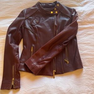 Michael Kors leather jacket.